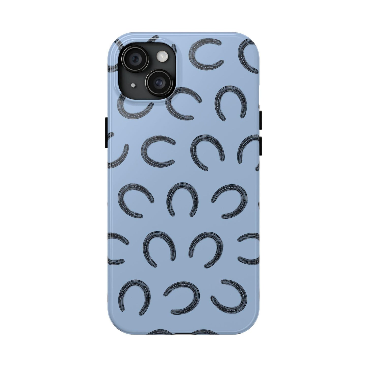 The Lucky Horseshoe Phone Case for iPhone 15 Plus by Kempain Family Outfitters.