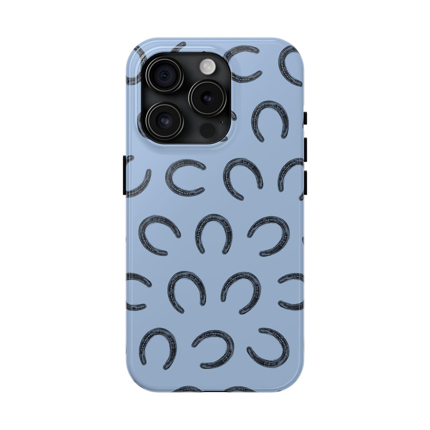 The Lucky Horseshoe Phone Case for iPhone 15 Pro by Kempain Family Outfitters.