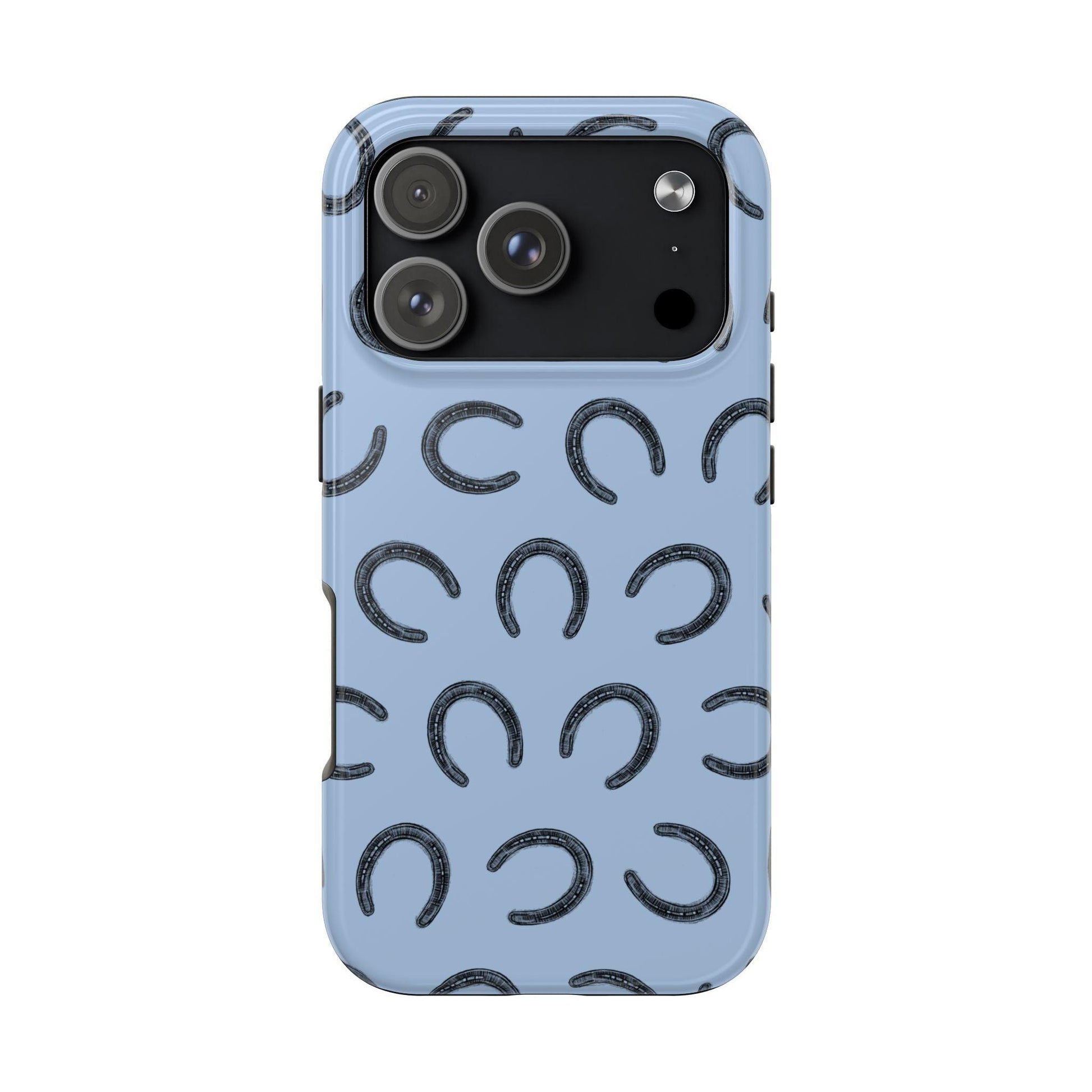 The Lucky Horseshoe Phone Case for iPhone 17 Pro by Kempain Family Outfitters.