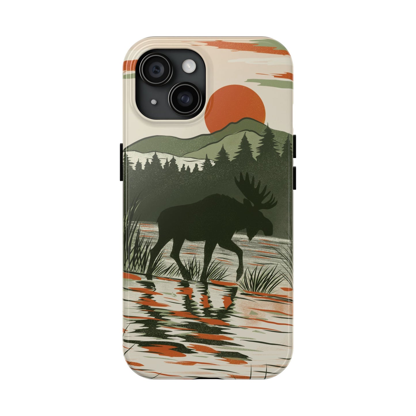 The Marshland Study Phone Case for iPhone 15 by Kempain