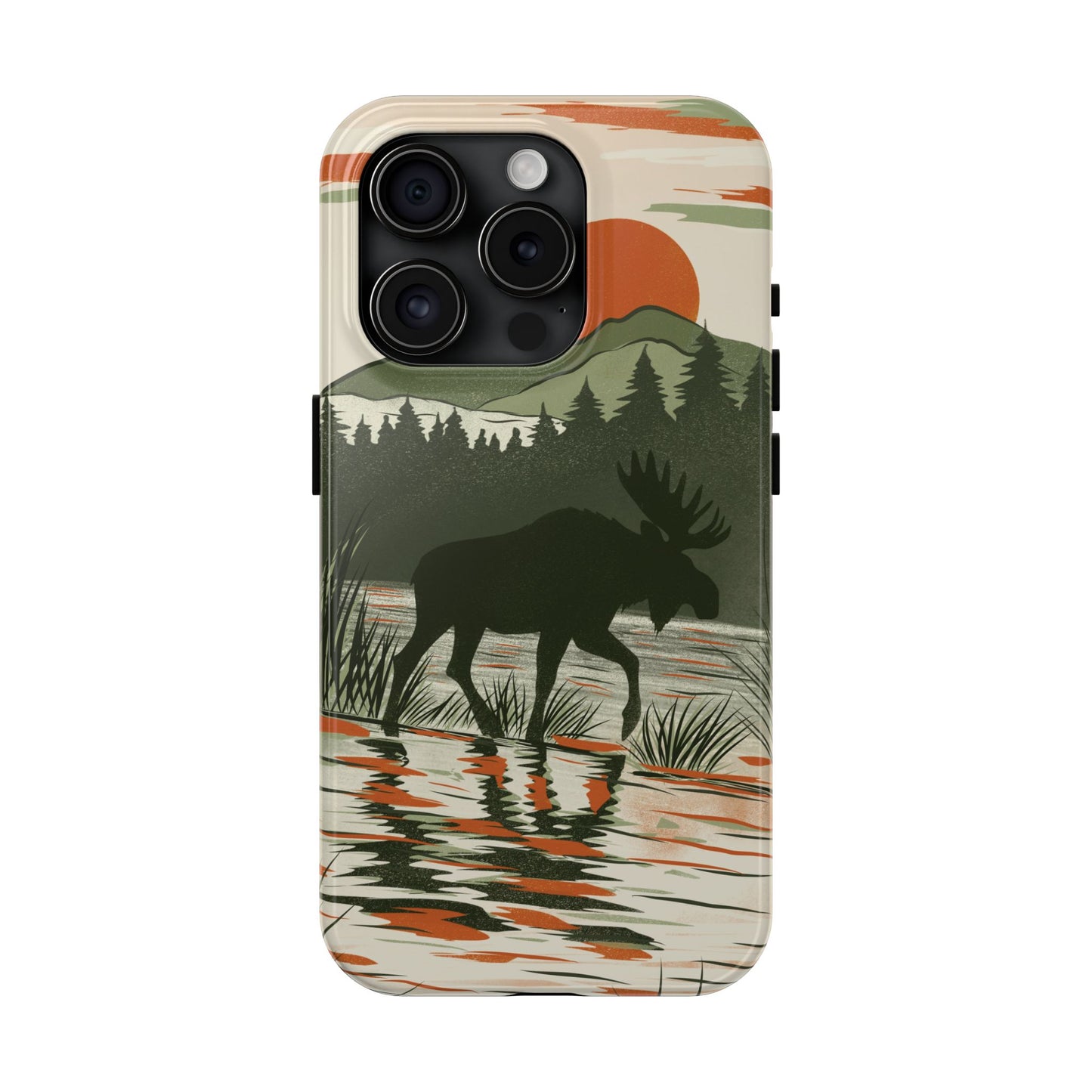 The Marshland Study Phone Case for iPhone 15 Pro by Kempain