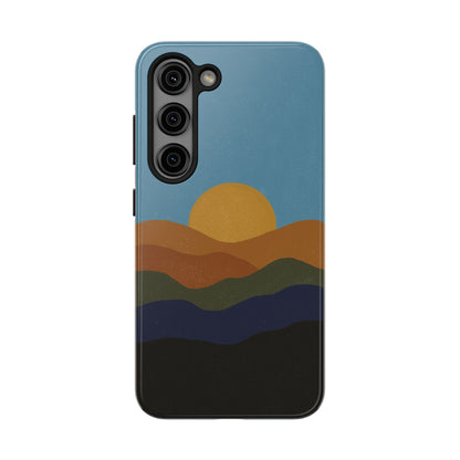 The Mountain Sunset Phone Case for Samsung Galaxy S23 by Kempain