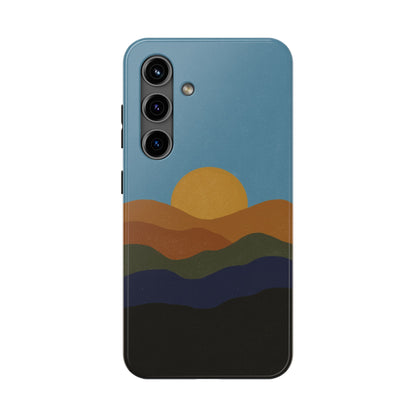 The Mountain Sunset Phone Case for Samsung Galaxy S24 by Kempain