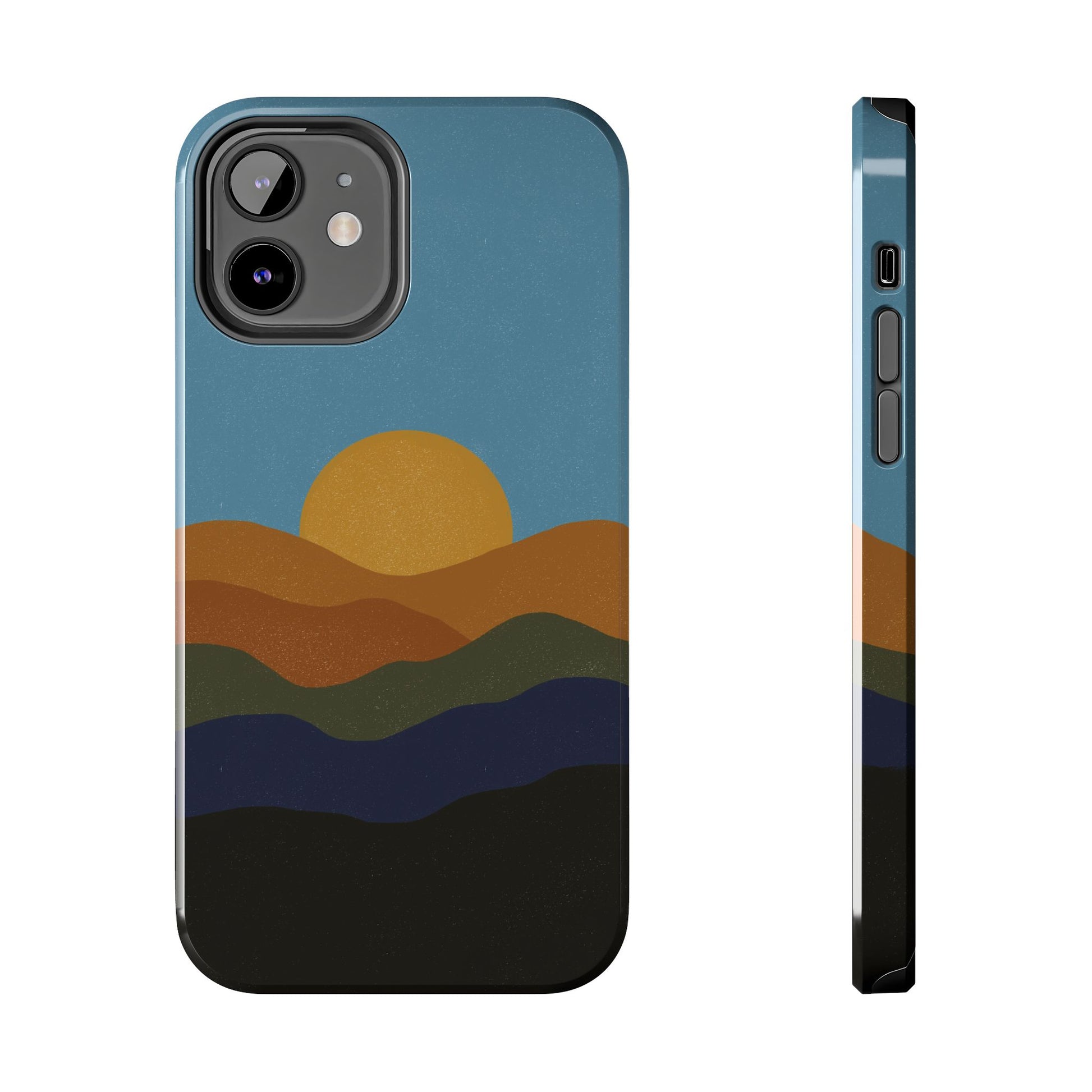 The Mountain Sunset Phone Case for iPhone 12 by Kempain