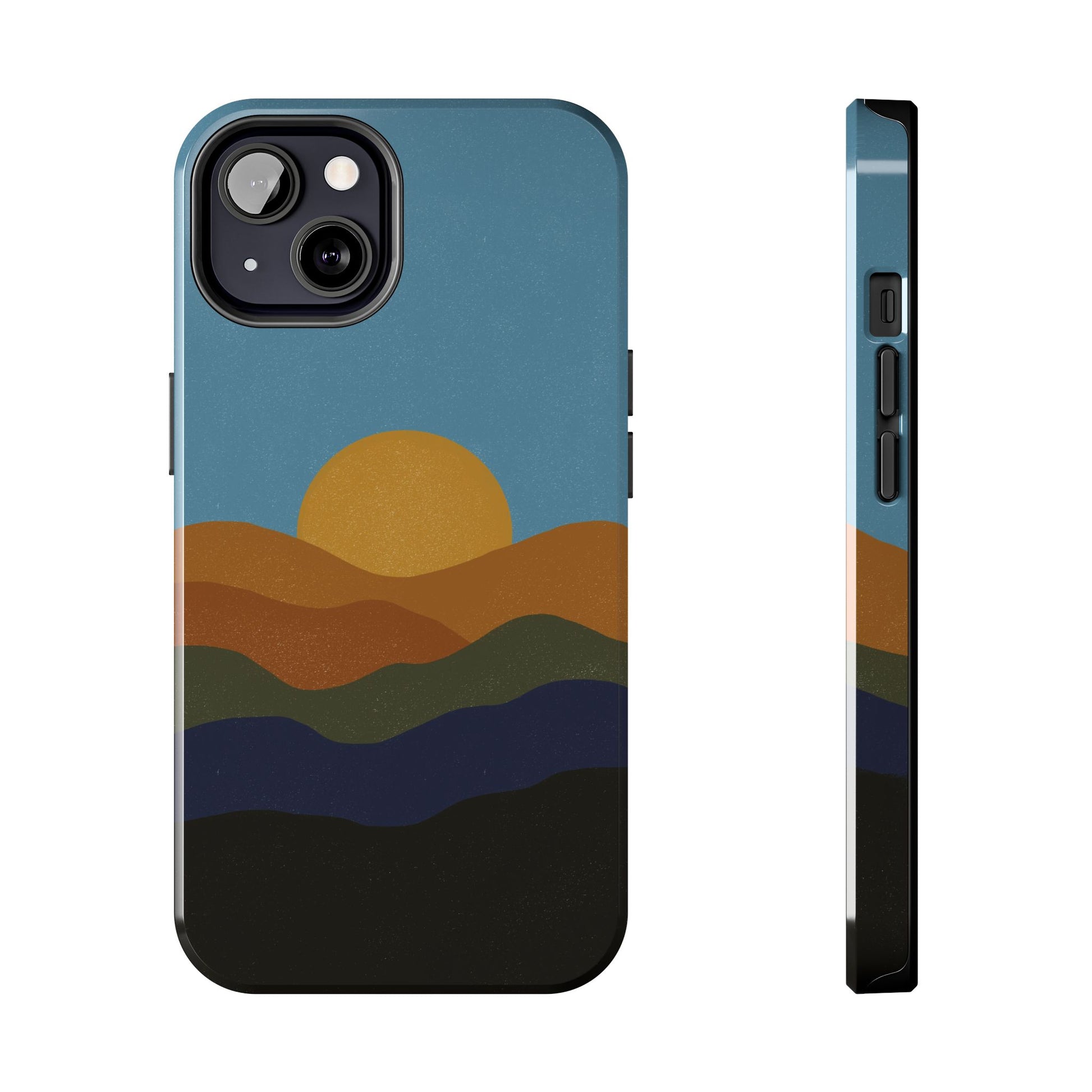 The Mountain Sunset Phone Case for iPhone 13 by Kempain