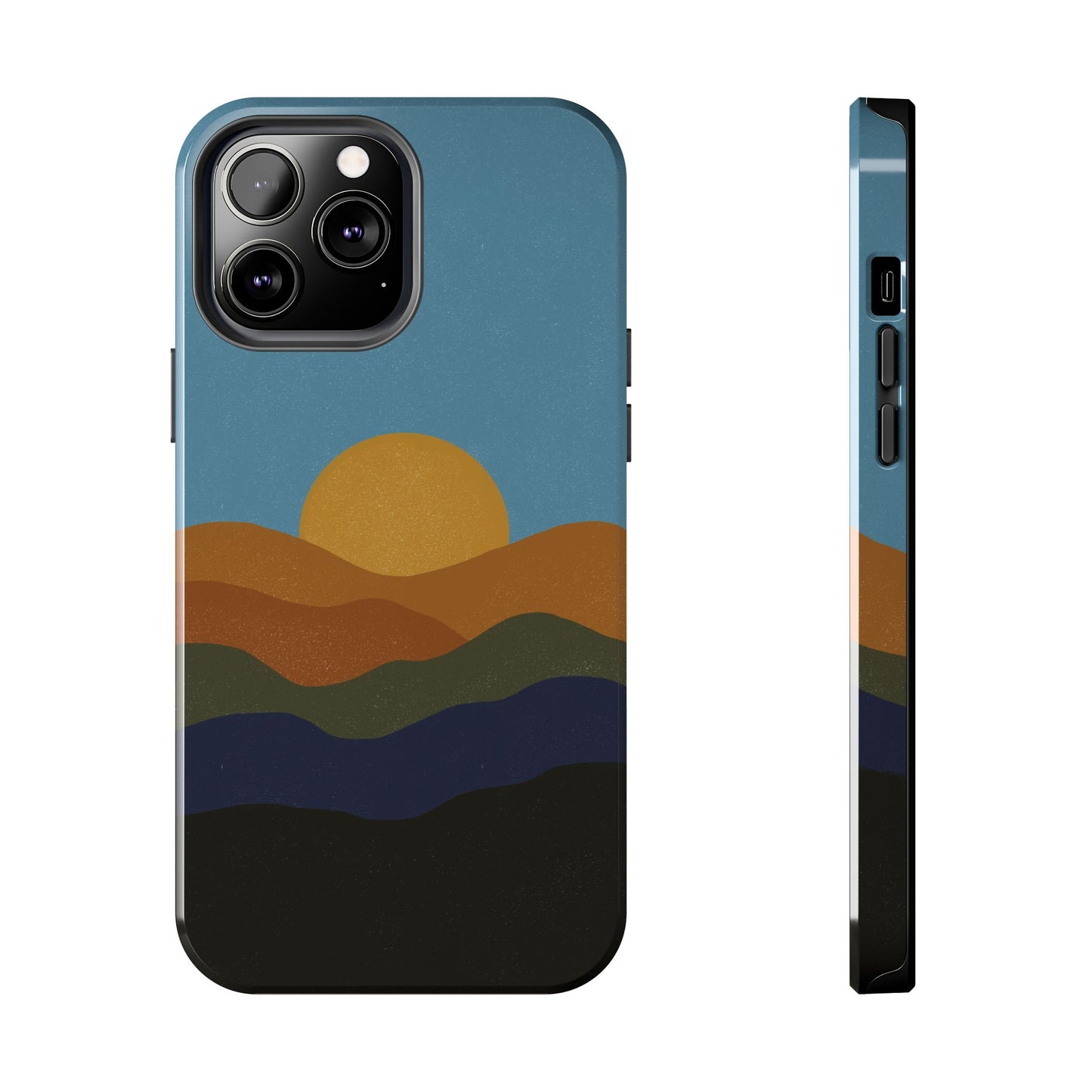 The Mountain Sunset Phone Case for iPhone 13 Pro Max by Kempain