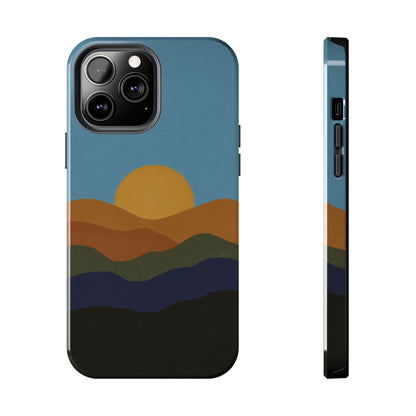 The Mountain Sunset Phone Case for iPhone 13 Pro Max by Kempain