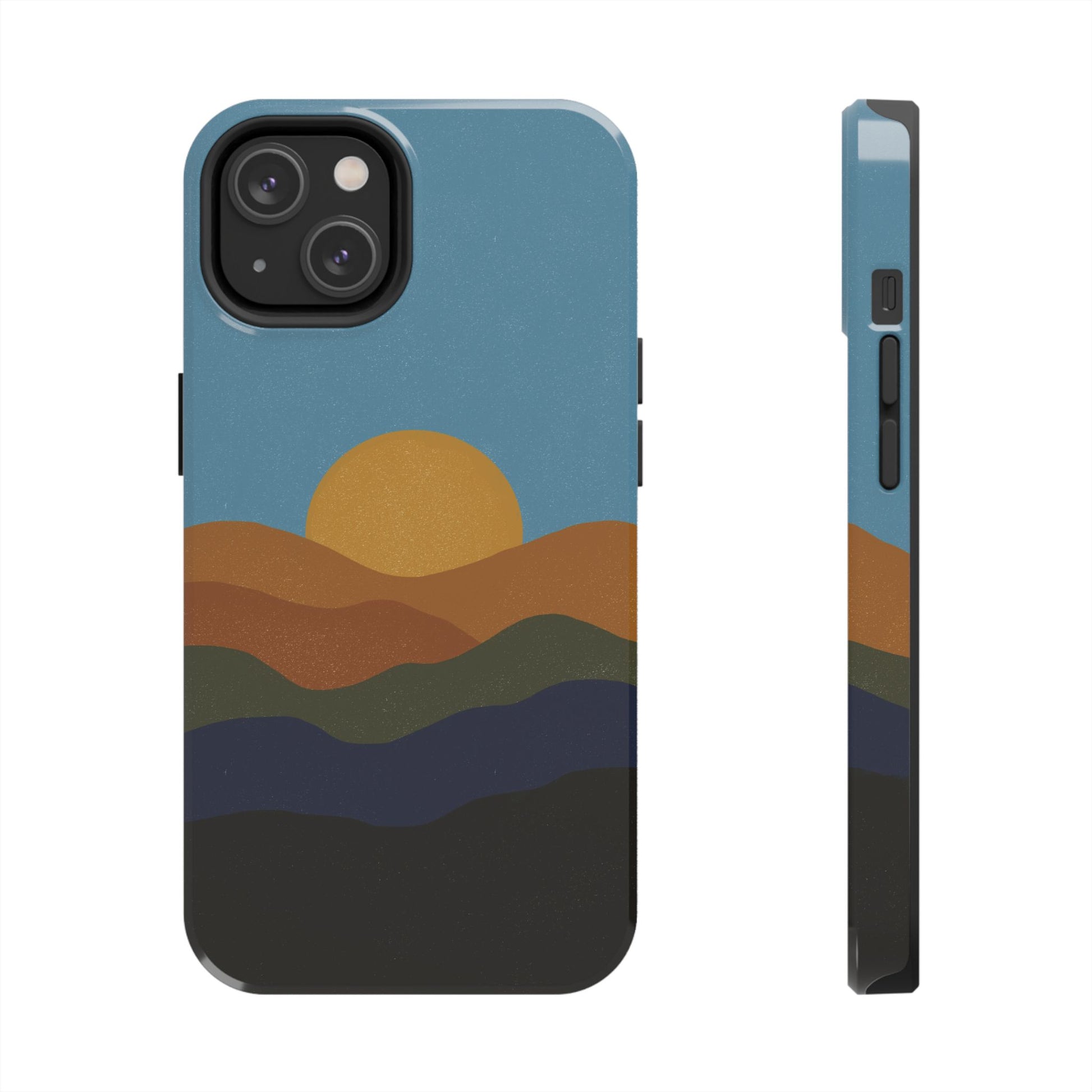 The Mountain Sunset Phone Case for iPhone 14 by Kempain