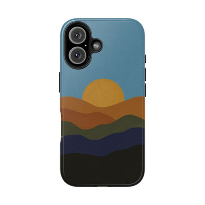 The Mountain Sunset Phone Case for iPhone 16 by Kempain