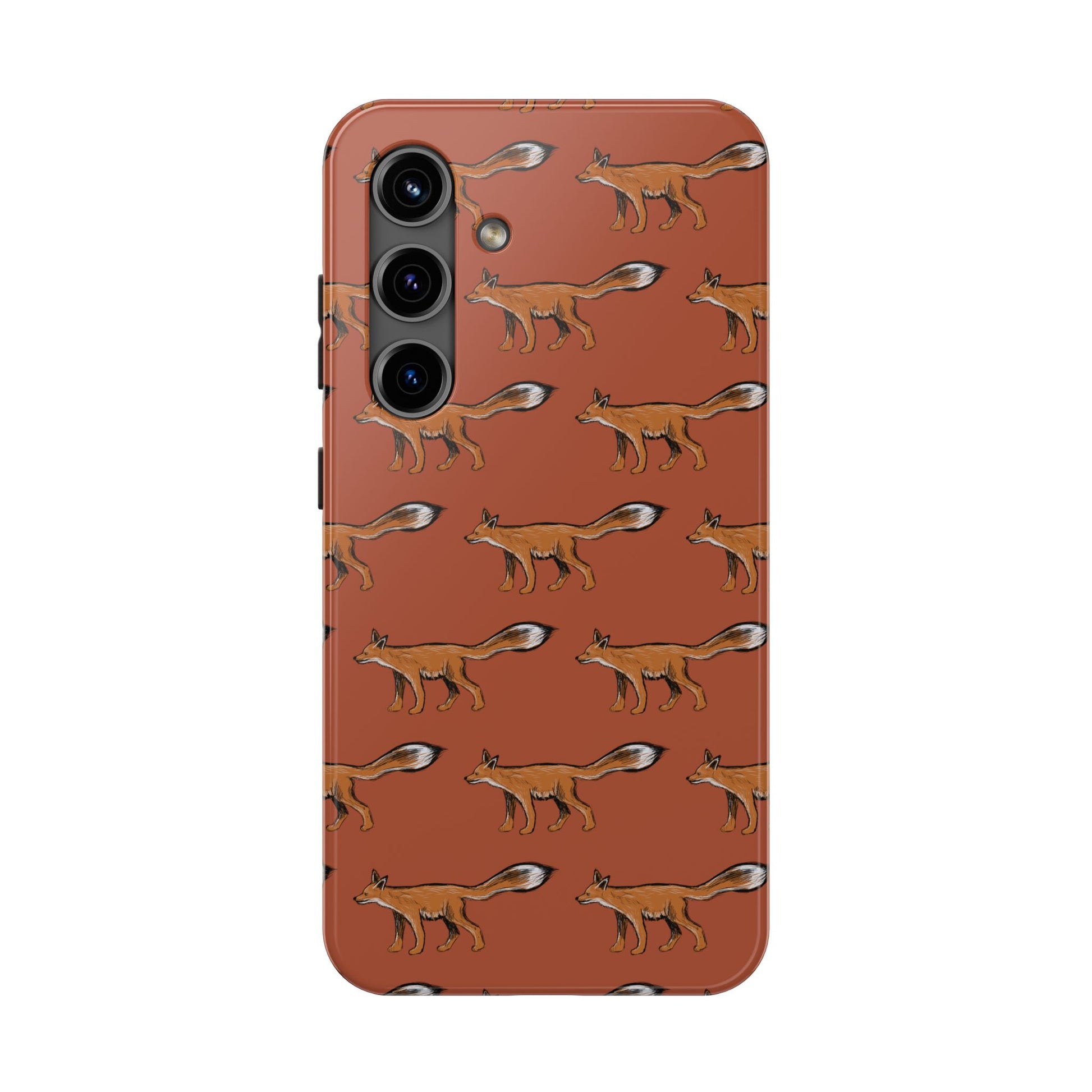 The Red Fox pattern design Phone Case by Kempain-Samsung Galaxy S24