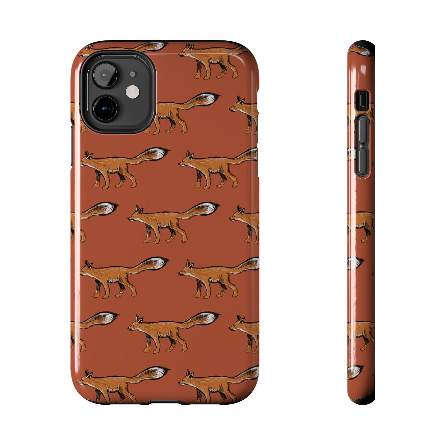 The Red Fox pattern design Phone Case by Kempain-iPhone 11