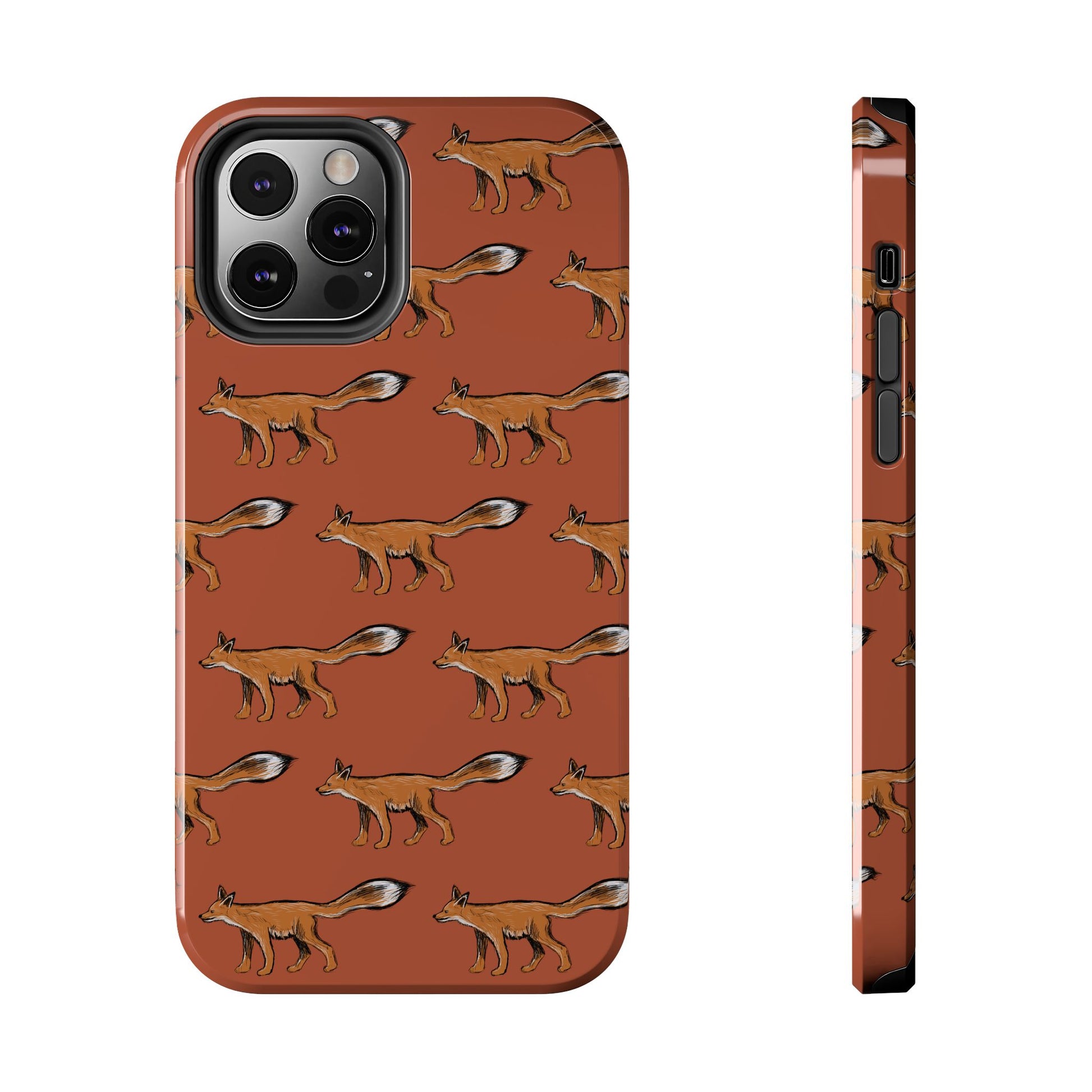 The Red Fox pattern design Phone Case by Kempain-iPhone 12 Pro