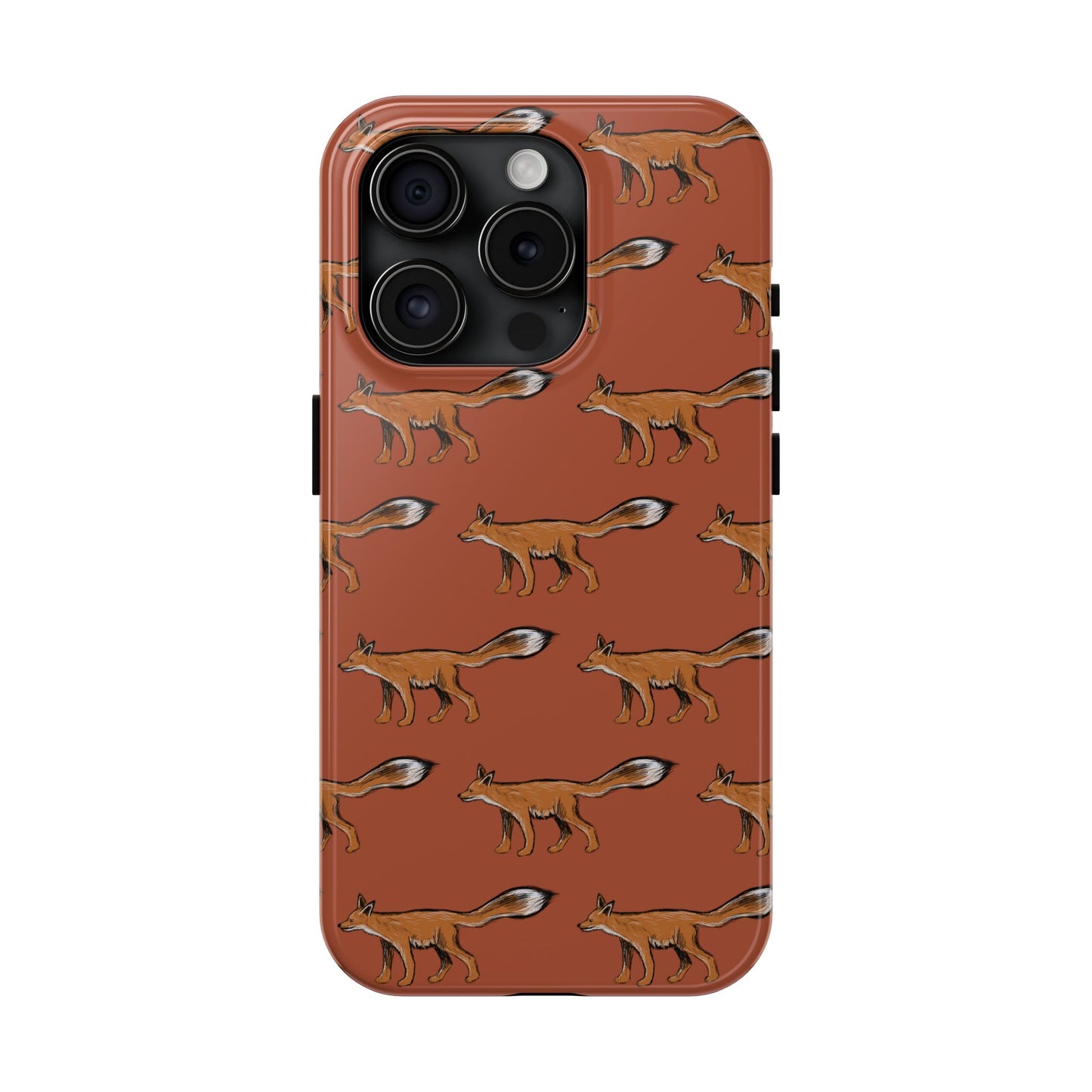 The Red Fox pattern design Phone Case by Kempain-iPhone 15 Pro