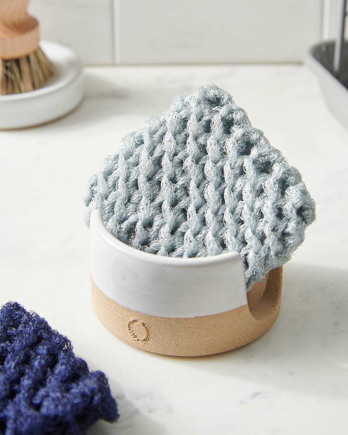 The Simple Sponge Holder | Wheel-Thrown Stoneware by Farmhouse Pottery