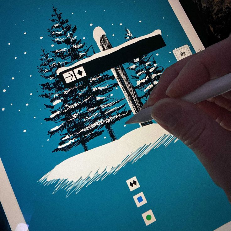 Custom Ski Trail Signpost Commissioned 15oz Tumbler for Skiers and Snowboarders, Original Artwork by Jordan Kempain | Kempain