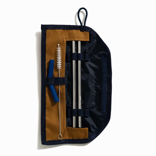 The Straw Kit in Camel from United By Blue displayed on a white background.