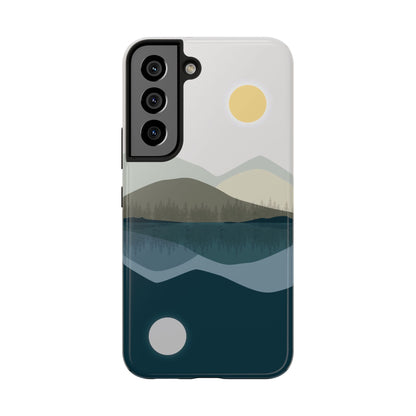 The Alpine Mirror Phone Case for Samsung Galaxy S22 by Kempain