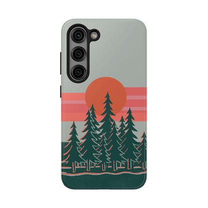 The Sunset Pines Phone Case for Samsung Galaxy S23 by Kempain