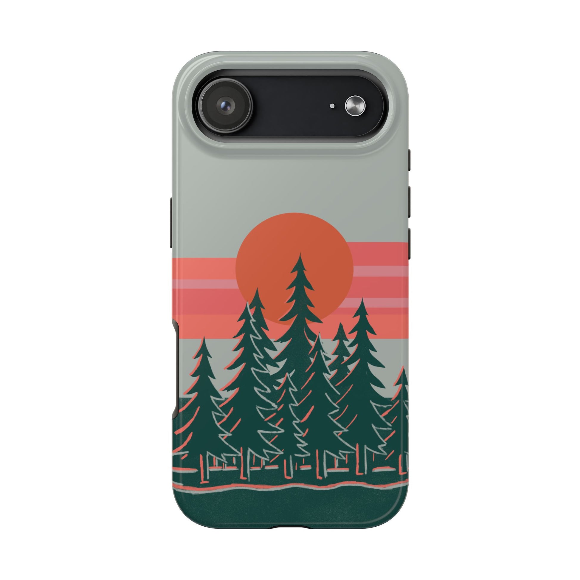 The Sunset Pines Phone Case for iPhone 17 Air by Kempain