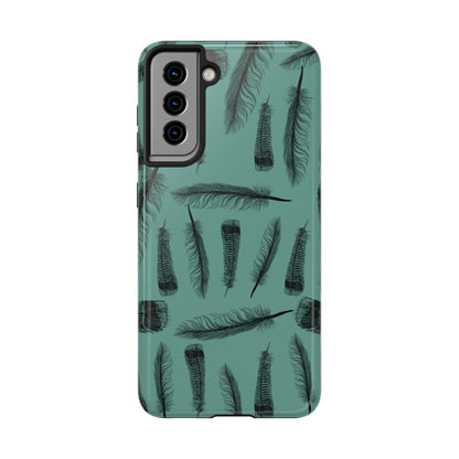 The Turkey Feathers for Phone Case by Kempain-Samsung Galaxy S21-