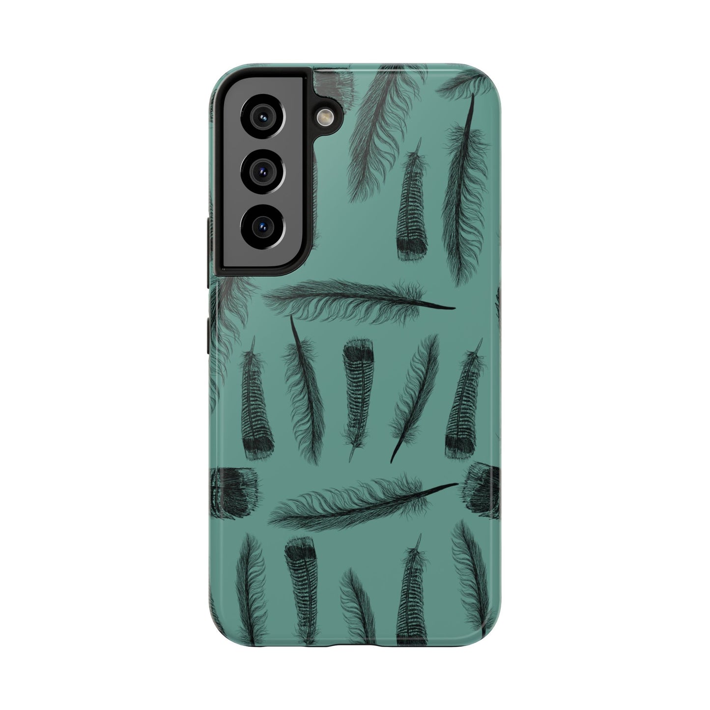 The Turkey Feathers for Phone Case by Kempain-Samsung Galaxy S22-
