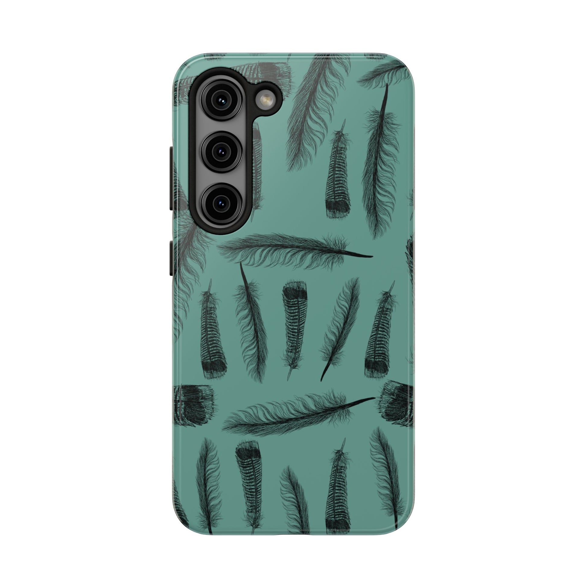 The Turkey Feathers for Phone Case by Kempain-Samsung Galaxy S23-