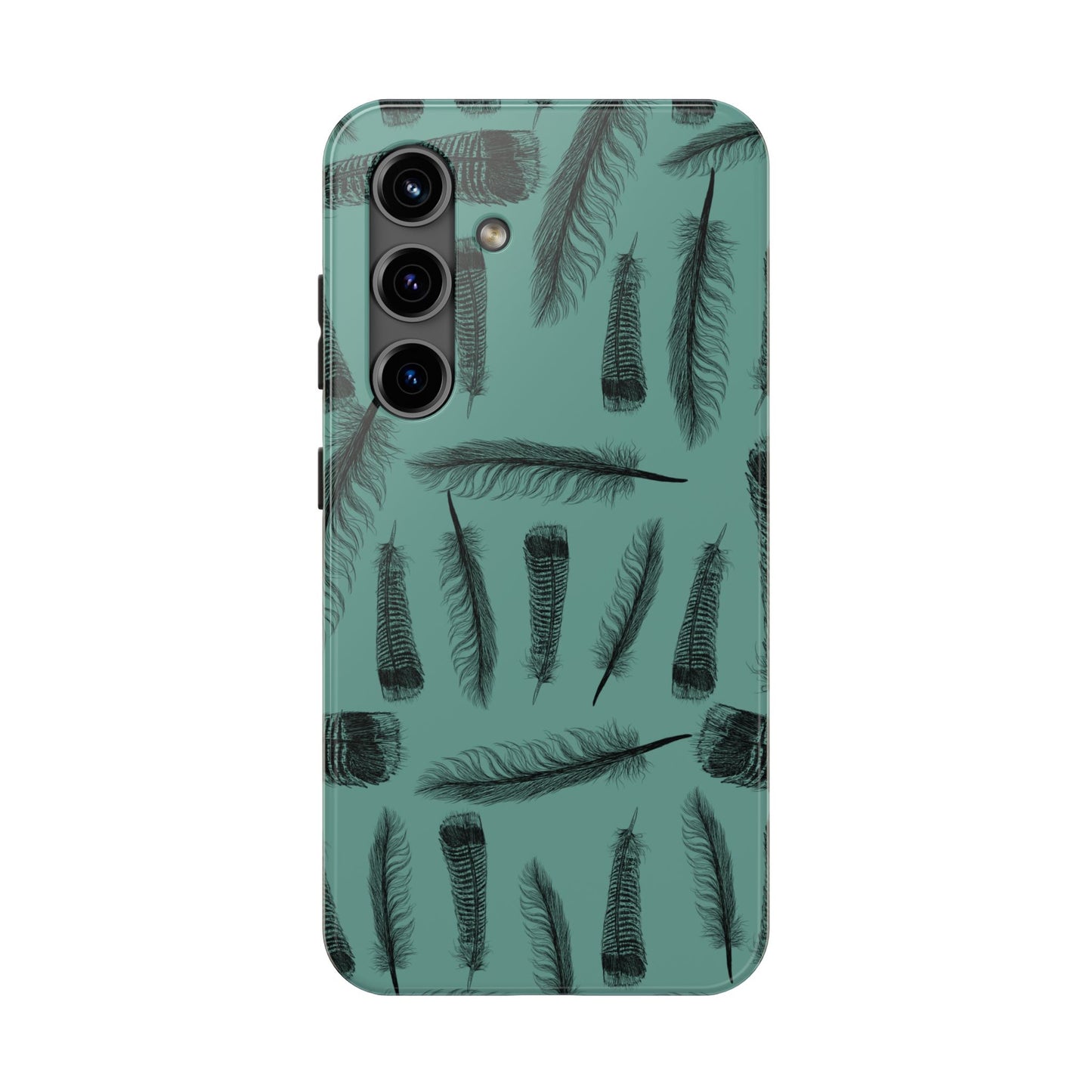 The Turkey Feathers for Phone Case by Kempain-Samsung Galaxy S24-