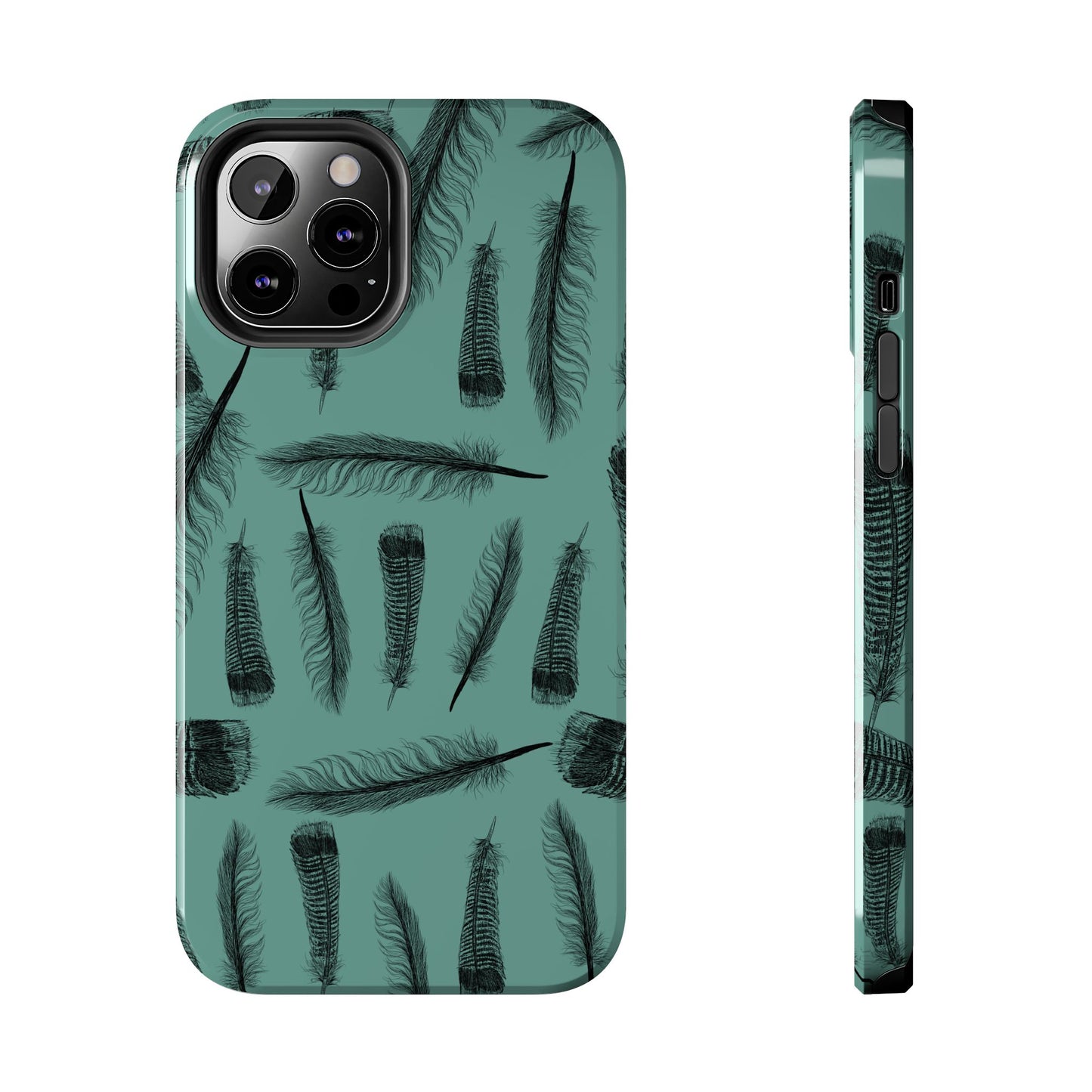 The Turkey Feathers for Phone Case by Kempain-iPhone 12 Pro Max-