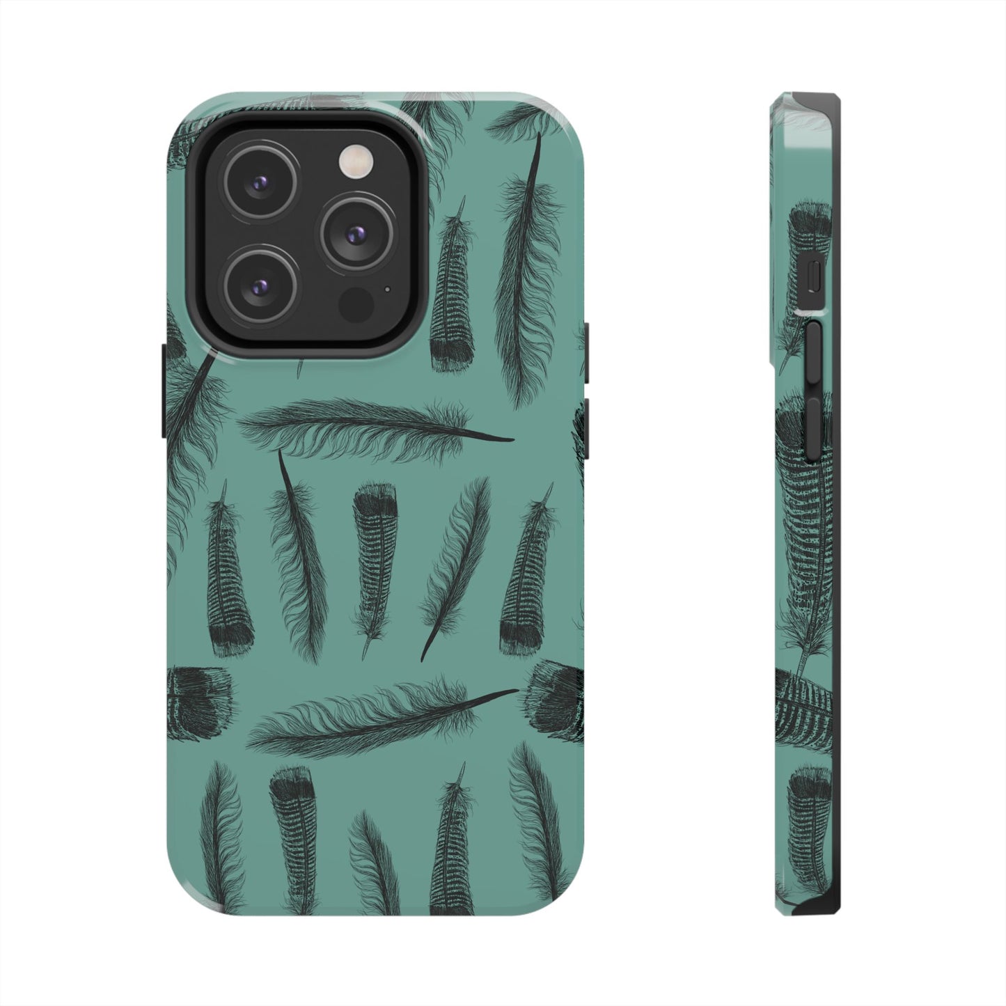The Turkey Feathers for Phone Case by Kempain-iPhone 14 Pro-