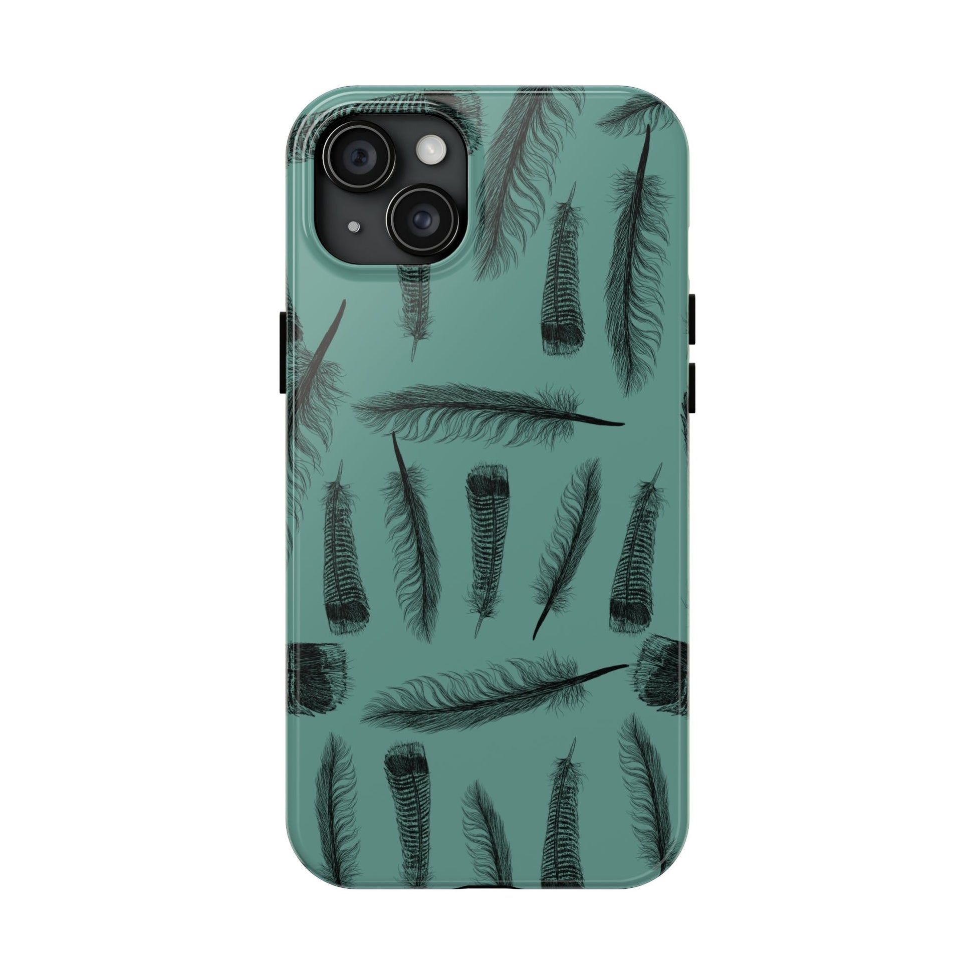 The Turkey Feathers for Phone Case by Kempain-iPhone 15 Plus-