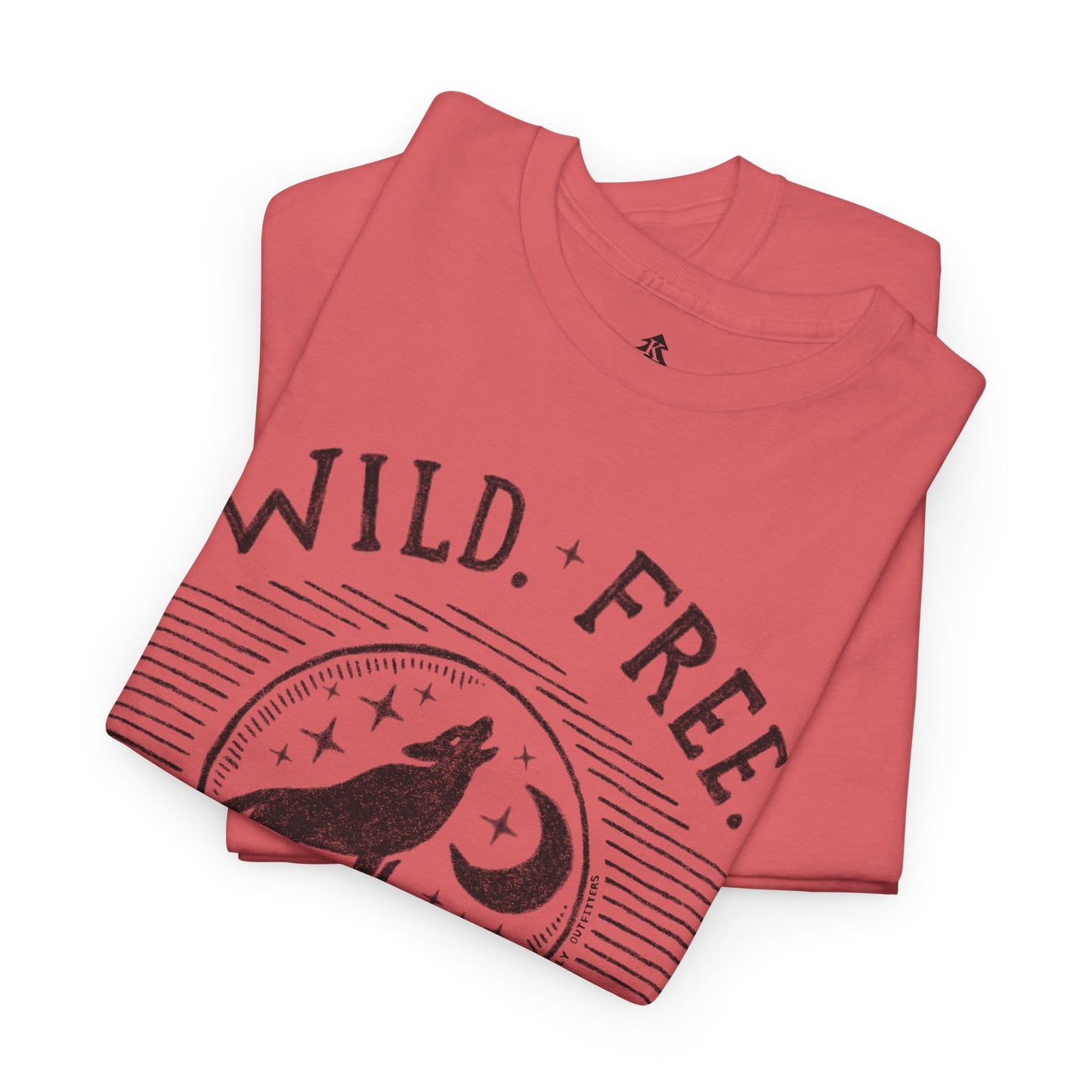 The Untamed Wolf 100 percent cotton Women’s T-Shirt by Kempain-, available in sizes Small through 5XL.