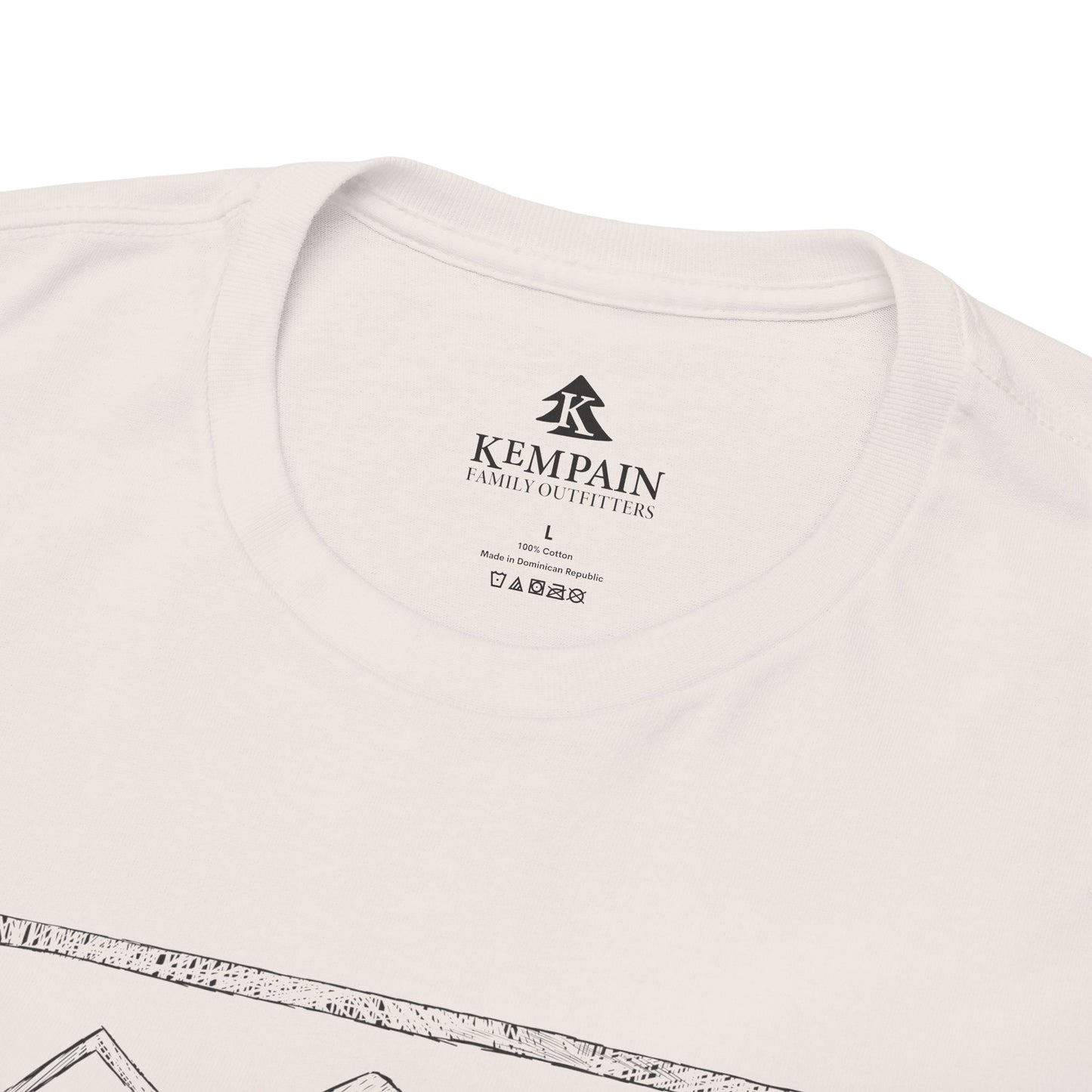 The Wilderness Trek 100 percent cotton T-Shirt by Kempain available in sizes Small through 5XL.