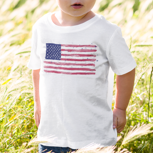 Toddler American Flag T-Shirt