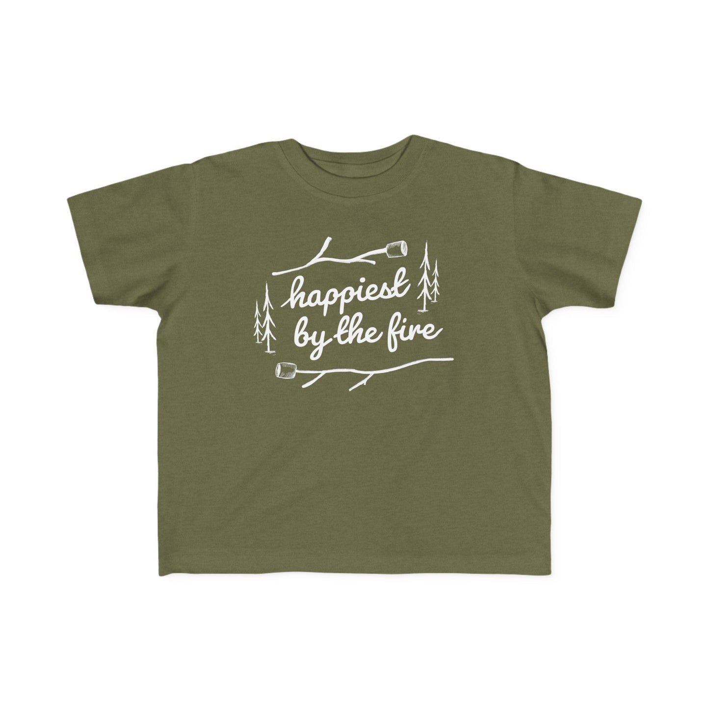 Toddler's Happiest By the Fire T-Shirt