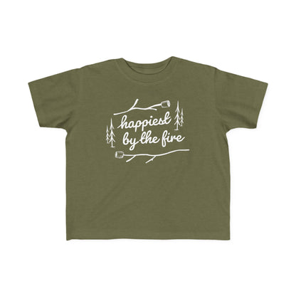 Toddler's Happiest By the Fire T-Shirt