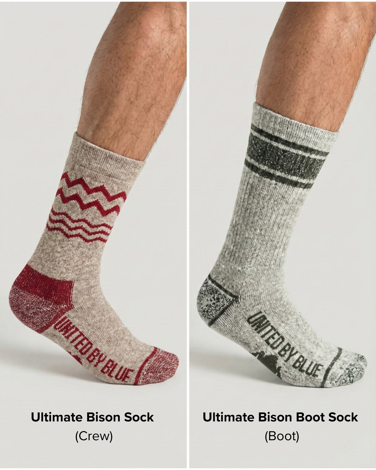 Bison Boot Sock - Imperfect Packaging Socks by United By Blue - sold by Kempain Family Outfitters