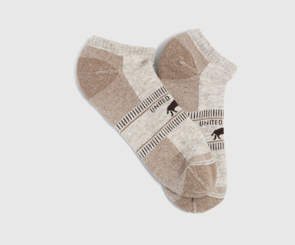 Brown Bison Trail Low-Cut Sock Socks by United By Blue sold by Kempain Family Outfitters.