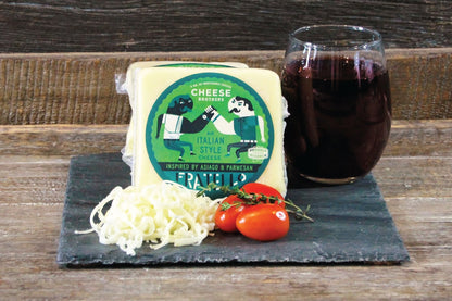 A Housewarming Gift Pack featuring Cheese Brothers 8-Year Aged Cheddar and Artisan Dill Havarti curated by Kempain Family Outfitters.