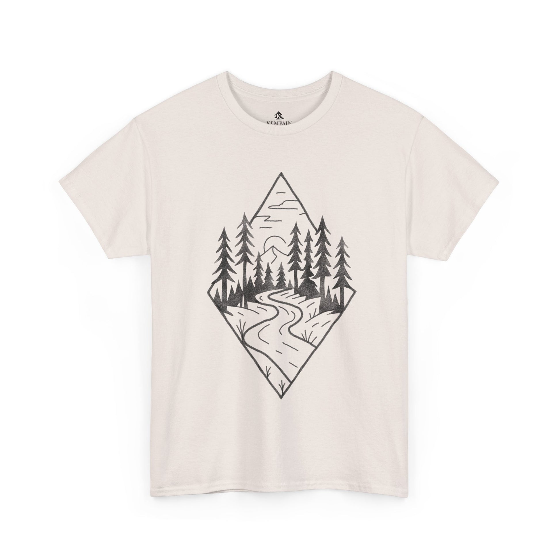 Ice Grey Winding Path Tee Inspired by winding paths, towering trees, and the quiet serenity of the forest, the Trailblazer Tee features our Timberline Trails hand-drawn nature path illustration. 