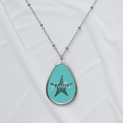 Personalized Oval Necklace
