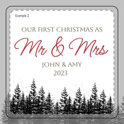 Personalized First Christmas Ornament