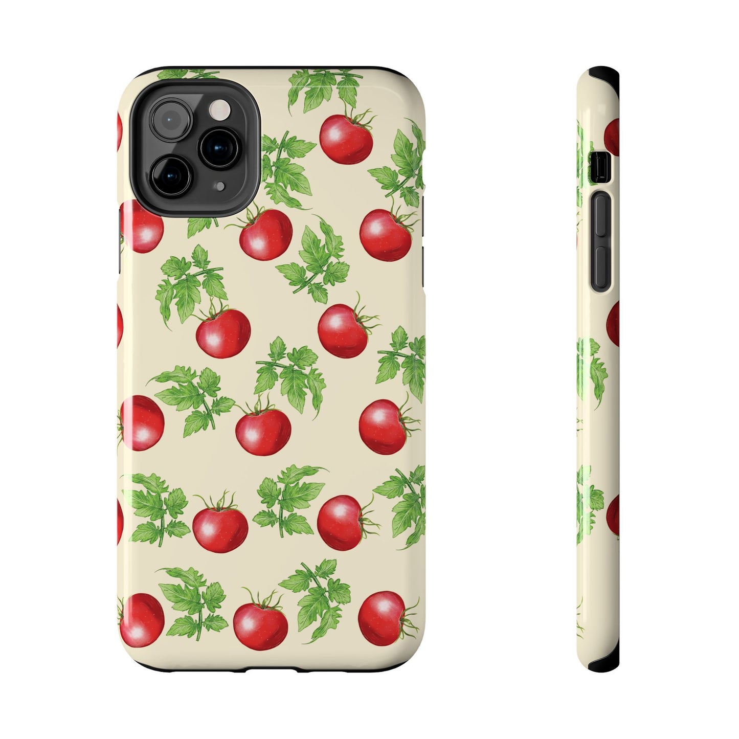 Garden Tomato Pattern iPhone 11 Pro Max case by Kempain Family Outfitters.
