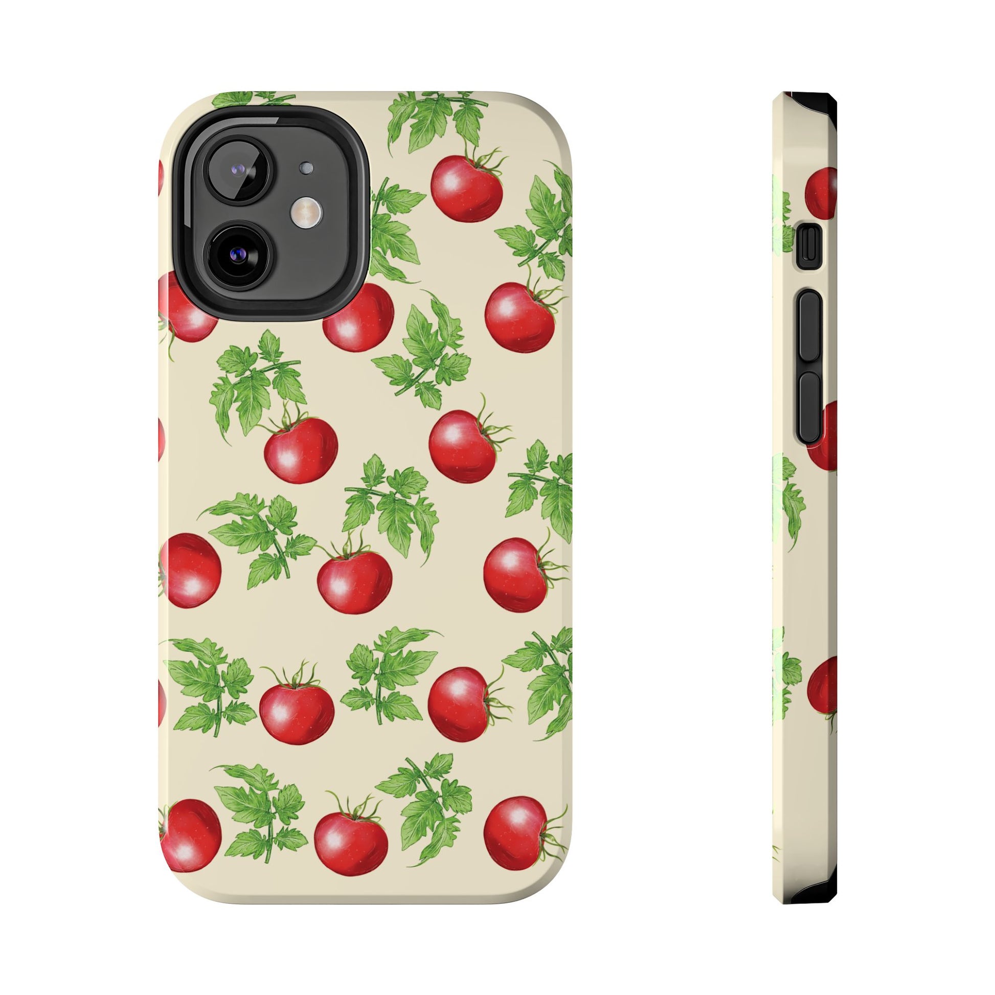 Garden Tomato Pattern iPhone 12 Mini case by Kempain Family Outfitters.