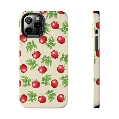 Garden Tomato Pattern iPhone 12 Pro Max case by Kempain Family Outfitters.