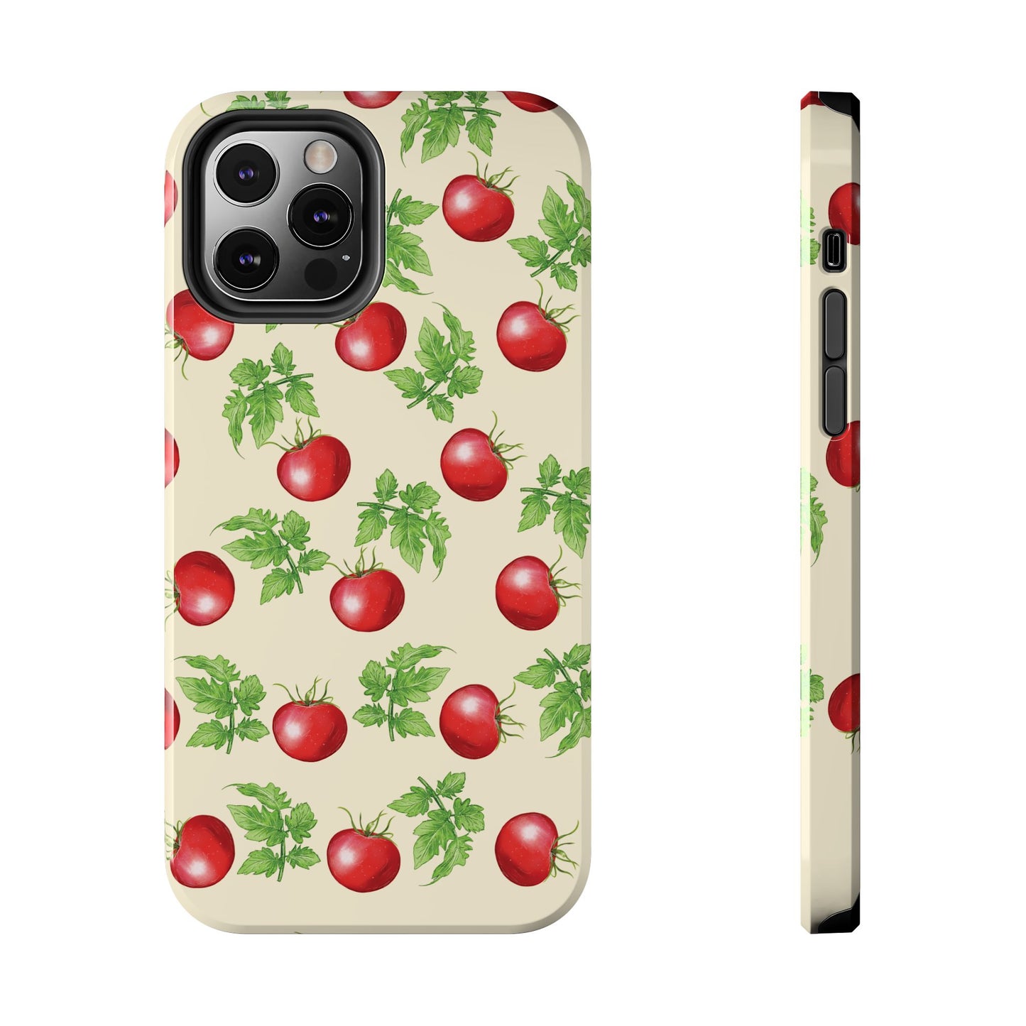 Garden Tomato Pattern iPhone 12 Pro case by Kempain Family Outfitters.