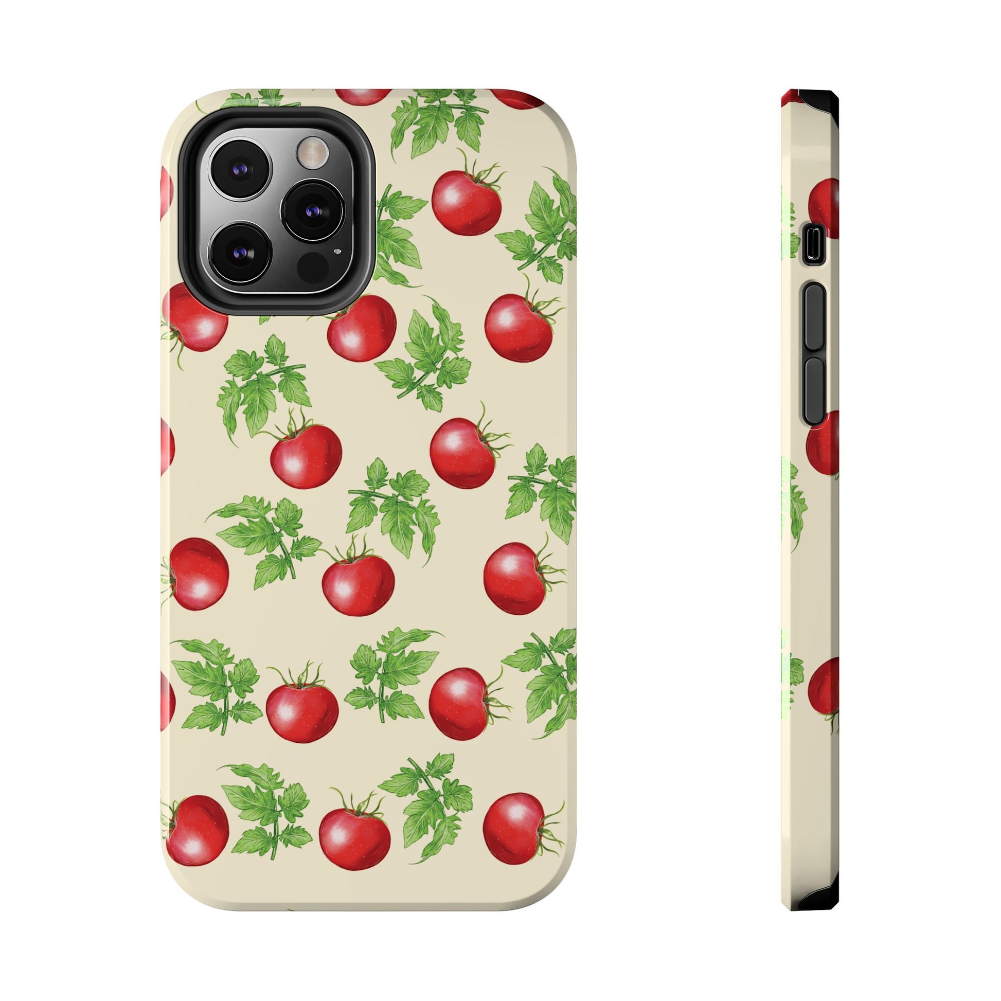 Garden Tomato Pattern iPhone 12 Pro case by Kempain Family Outfitters.
