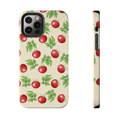 Garden Tomato Pattern iPhone 12 Pro case by Kempain Family Outfitters.