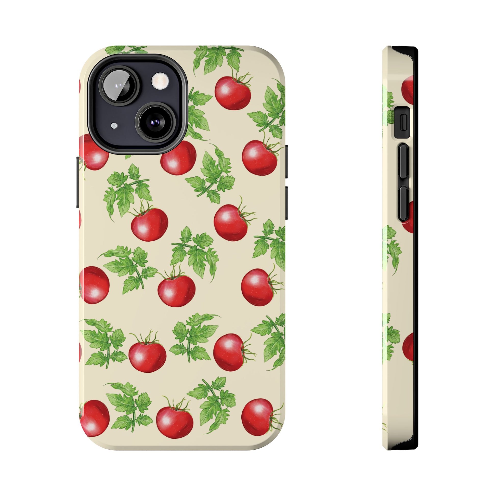 Garden Tomato Pattern iPhone 13 Mini case by Kempain Family Outfitters.