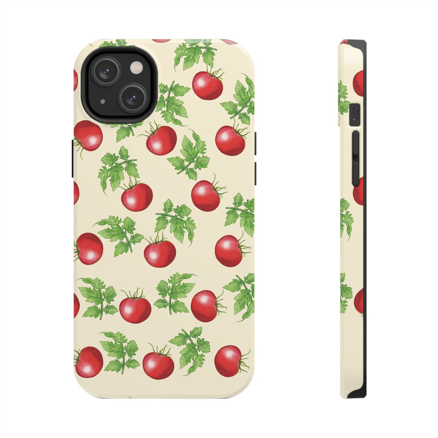 Garden Tomato Pattern iPhone 14 Plus case by Kempain Family Outfitters.