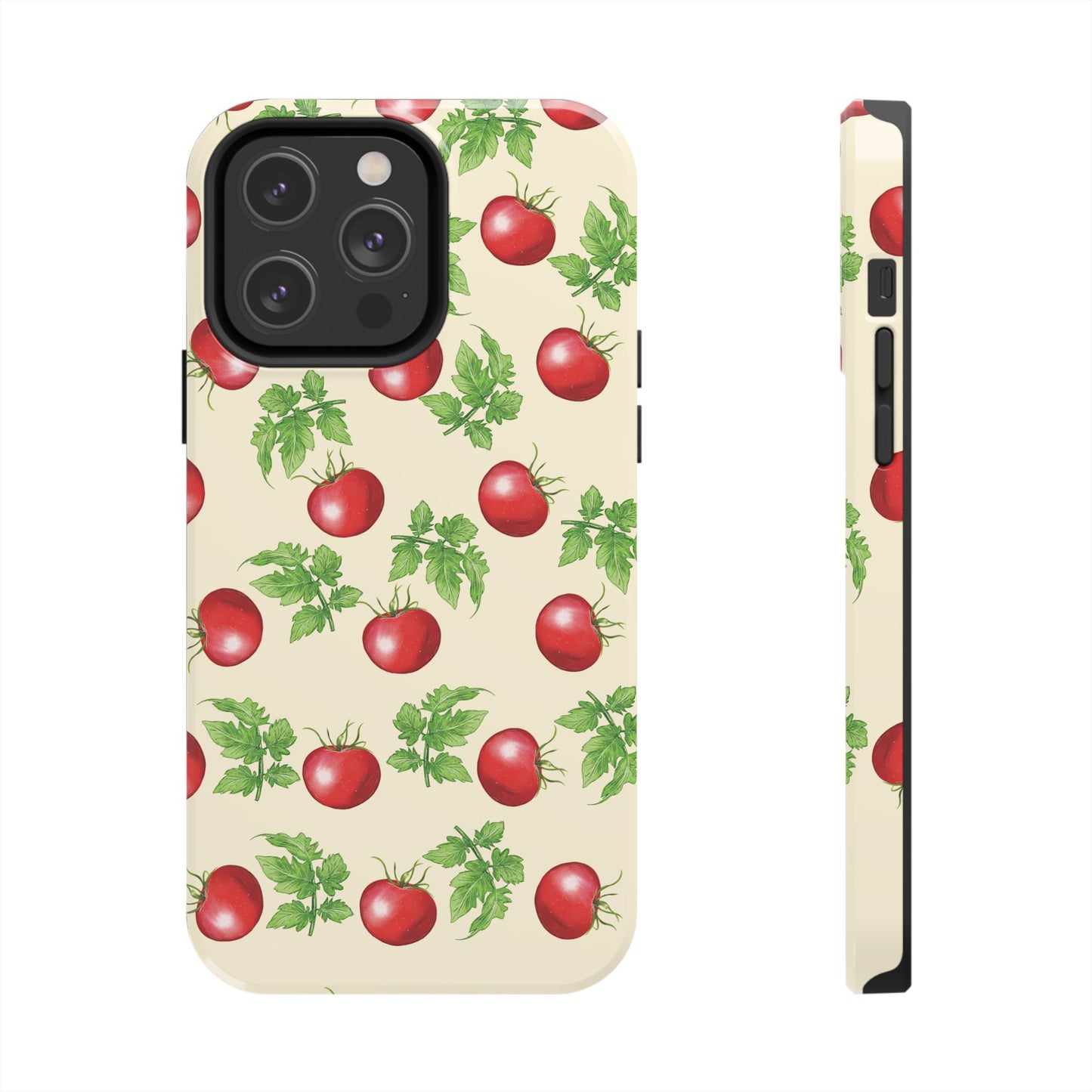 Garden Tomato Pattern iPhone 14 Pro Max case by Kempain Family Outfitters.